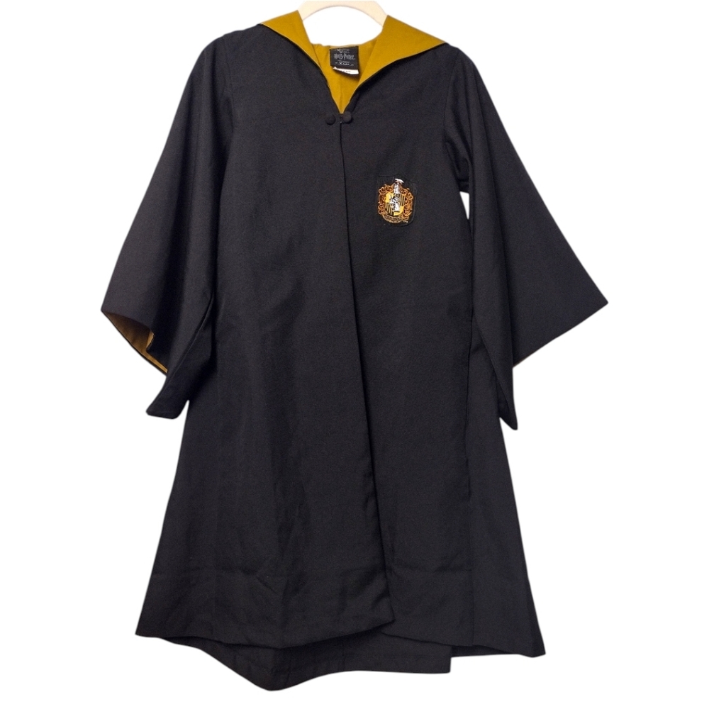 Wizarding World Of Harry Potter Hufflepuff Wizard Cloak Robe Unisex Size XXXS